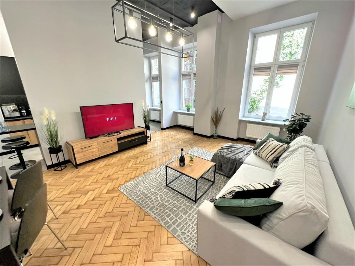 Luxury 100M2 Loft Design-Apartment At Wawel + Netflix Cracóvia Exterior foto